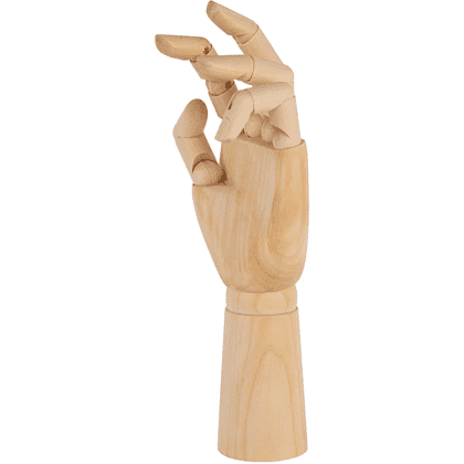 Манекен рука "Сонет" мужская левая, деревянный, 30 см - 2