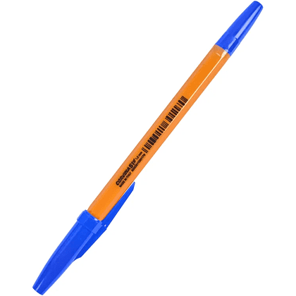 Ручка шариковая "Corvina", 1.0 мм, оранжевый, синий, стерж. синий