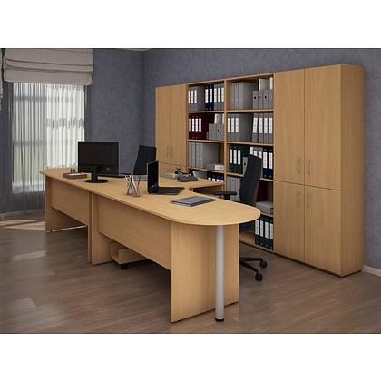 Коллекция Столица шкаф для документов С-215.522, 800х355х1880 мм, дуб сонома - 11