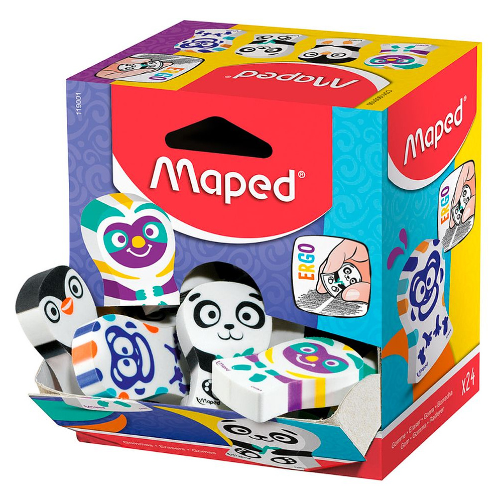 Ластик Maped "Ergo Fun", 1 шт, ассорти - 5