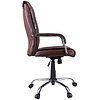 Кресло для руководителя Helmi "HL-E03 Accept", экокожа, металл, коричневый - 3