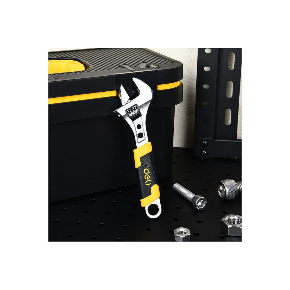 Ключ разводной Deli YS EDL30106, 150 мм, раскрытие губок 22 мм - 2