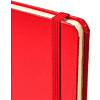 Блокнот "1818-16", А5, 96 листов, на резинке, красный - 3