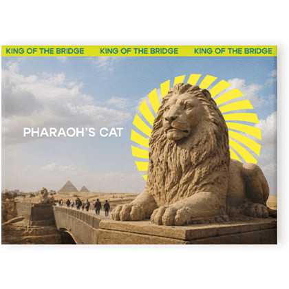 Магнит "Pharaoh's cat", 90х65 мм