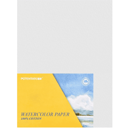 Бумага для акварели "Potentate", хлопок, торшон, 54х78.7 см, 10 листов