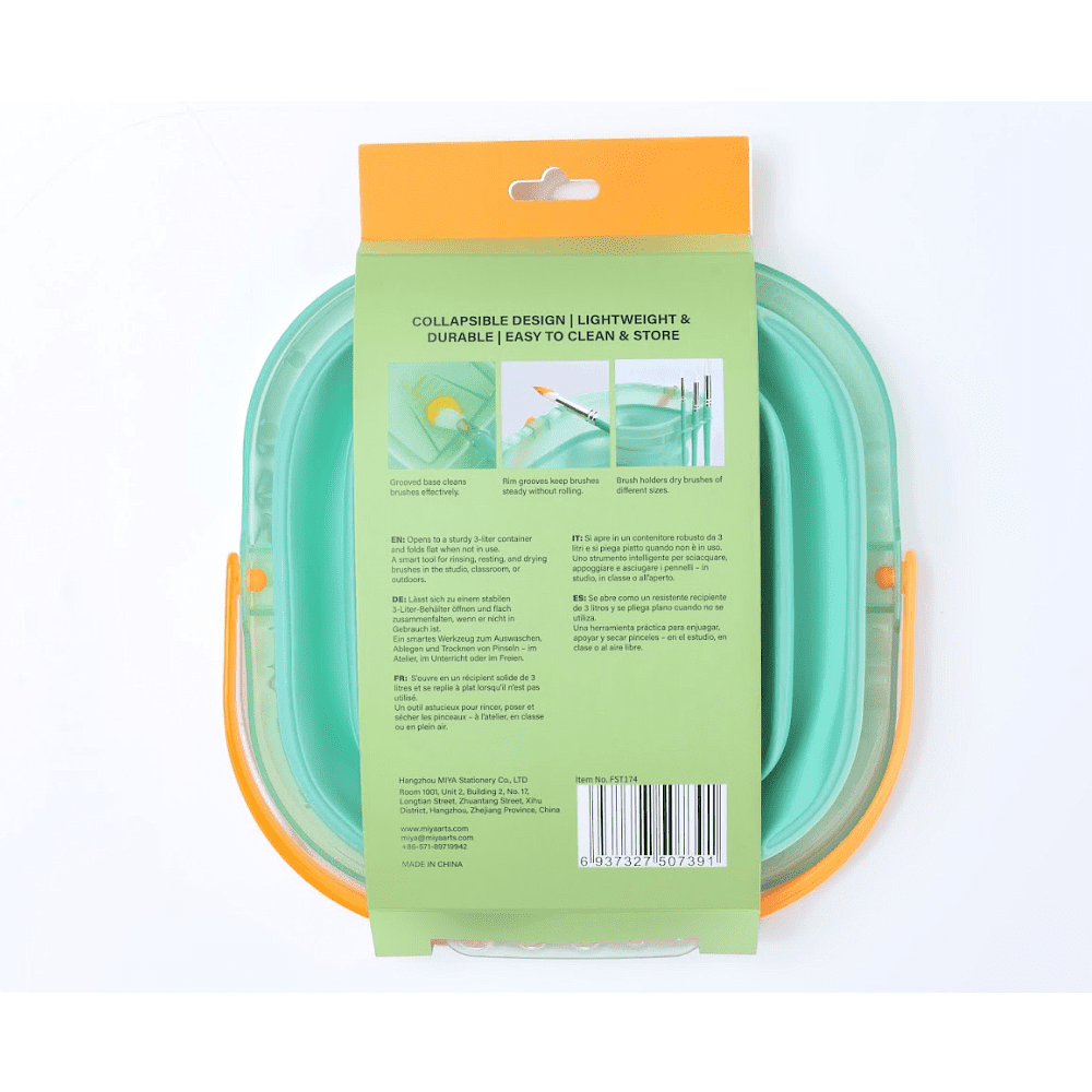 Складное ведерко для мытья кистей "Miya" - 5