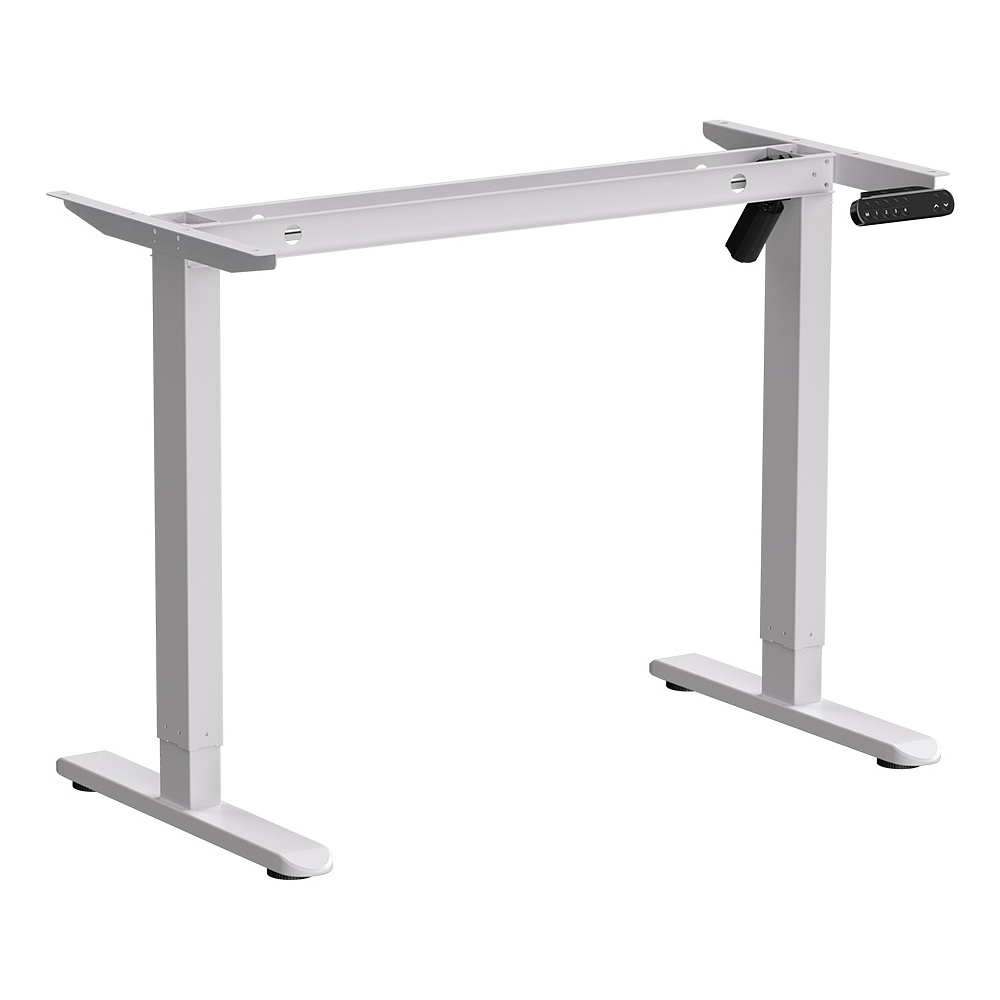 Стол с электроприводом WellDesk Basic 1200x675х18 белый/ясень шимо светлый (9191460+9197779) - 2