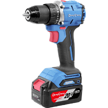 Дрель-шуруповерт "DongCheng" аккумулятор, бесщеточная 20В, 500Вт, 60Нм, аккум. 2.0Ачх2, з/у 2А, тип AM