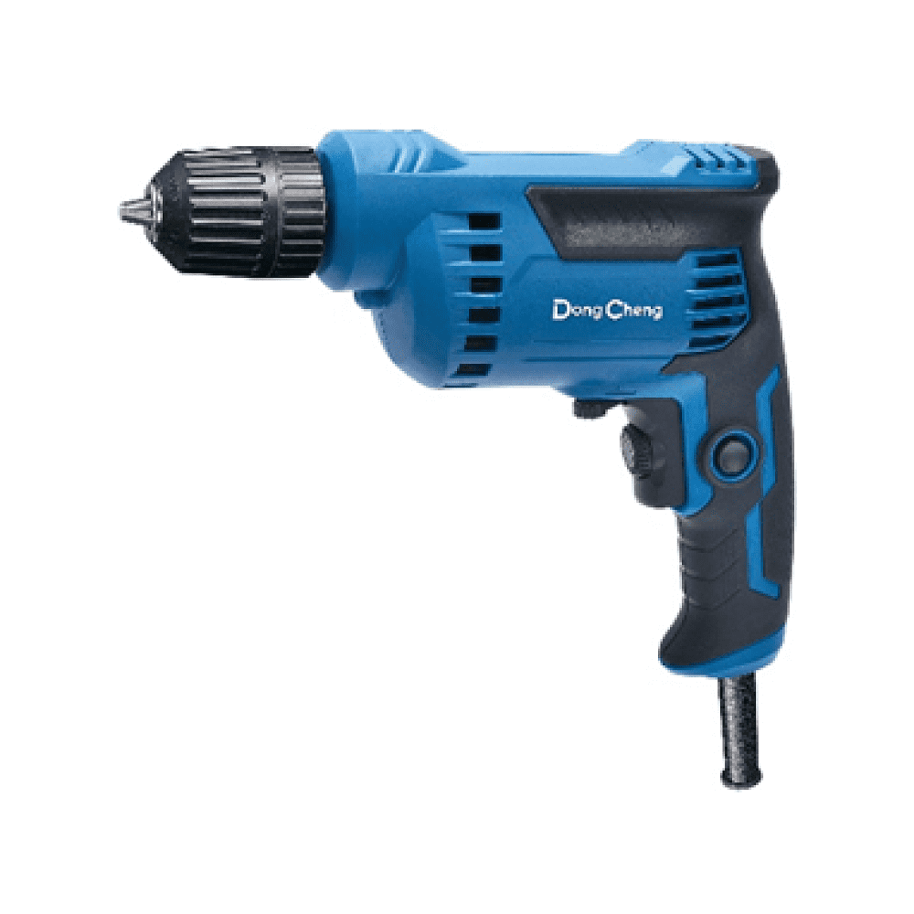 Дрель DongCheng DJZ05-10BK, 600 Вт, 3000 об/мин