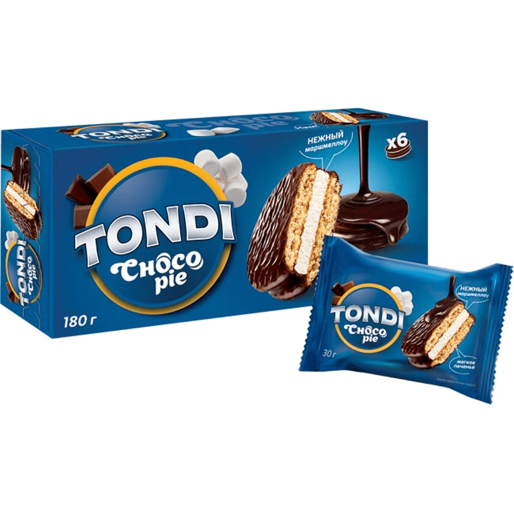 Печенье "Tondi" Choco Pie, 180 г