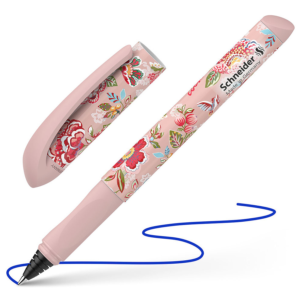 Ручка-роллер "Schneider Voice M", розовый, стерж. синий - 2