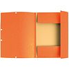 Папка на резинках "Manila", A4, 15 мм, картон, оранжевый - 2