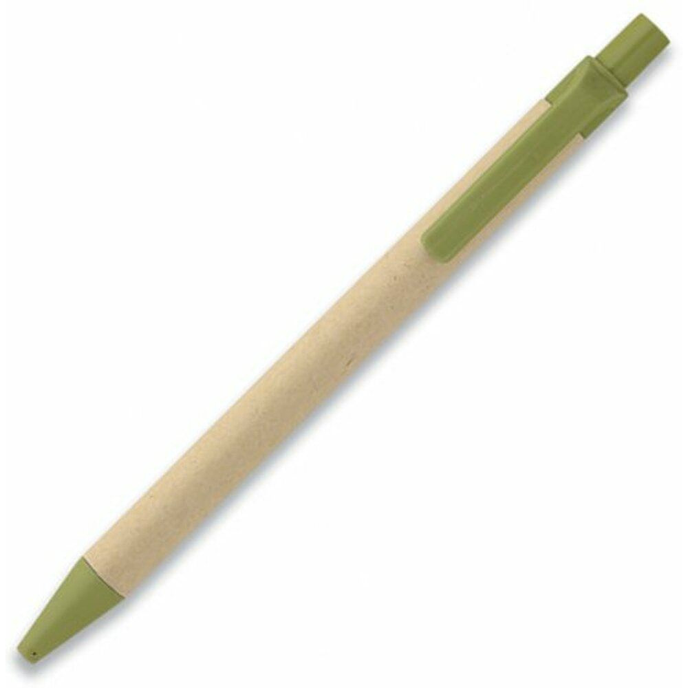 Ручка шариковая автоматическая "Cartoon", 0.7 мм, коричневый, зеленый, стерж. синий