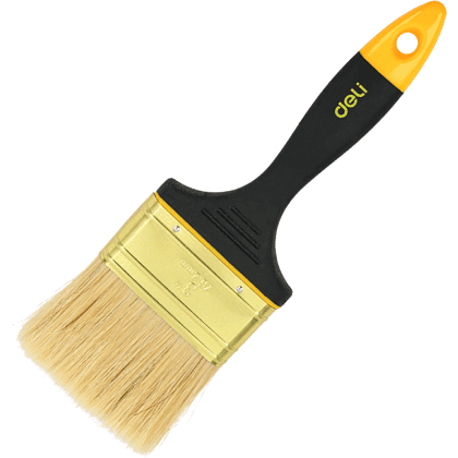 Кисть малярная Deli YS EDL509145, плоская, 3"-75 мм, смешанная щетина