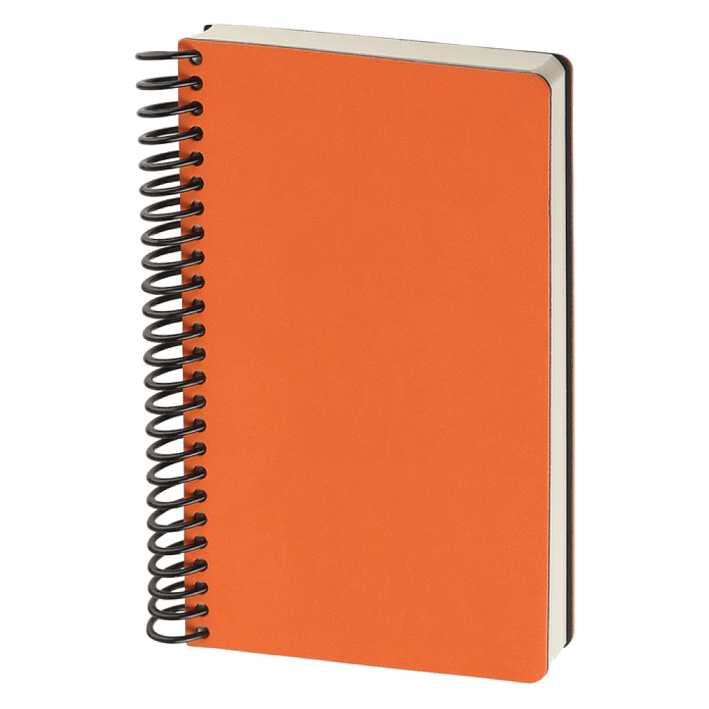 Ежедневник недатированный "Agenda", А5, на спирали, оранжевый - 2