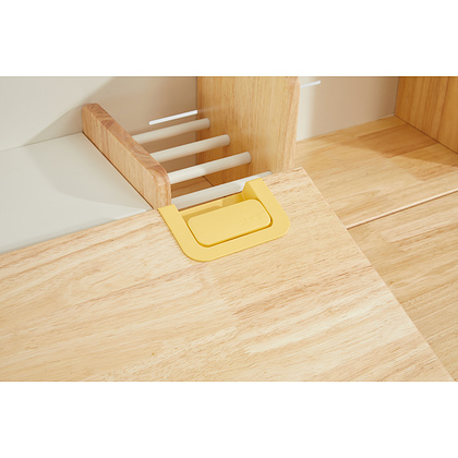 Стол Ergosmart регулируемый Galleon, 1200х700х(520-760) мм, гевея, с книжной полкой - 16