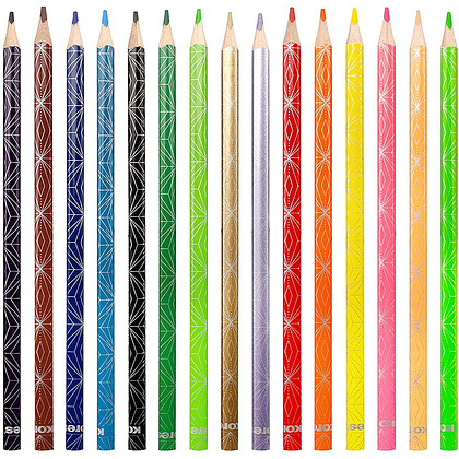Цветные карандаши "Kolores Style", 15 цветов - 2