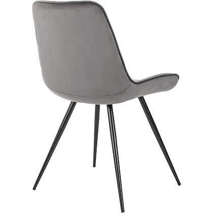 Стул Бюрократ "CH-K2_2", ткань, темно-серый, металл, комплект 2 штуки - 4