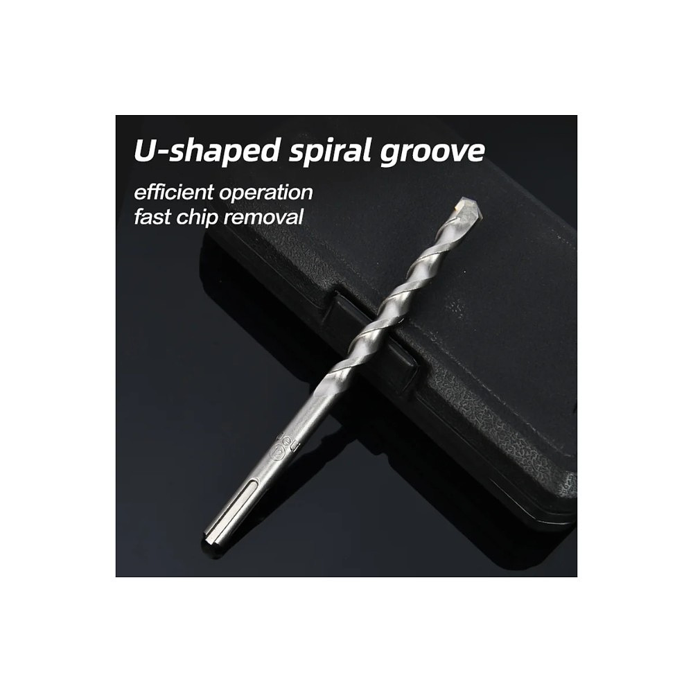 Бур по бетону Deli YS EDH-Y12160, 12x160 мм, SDS-PLUS - 6