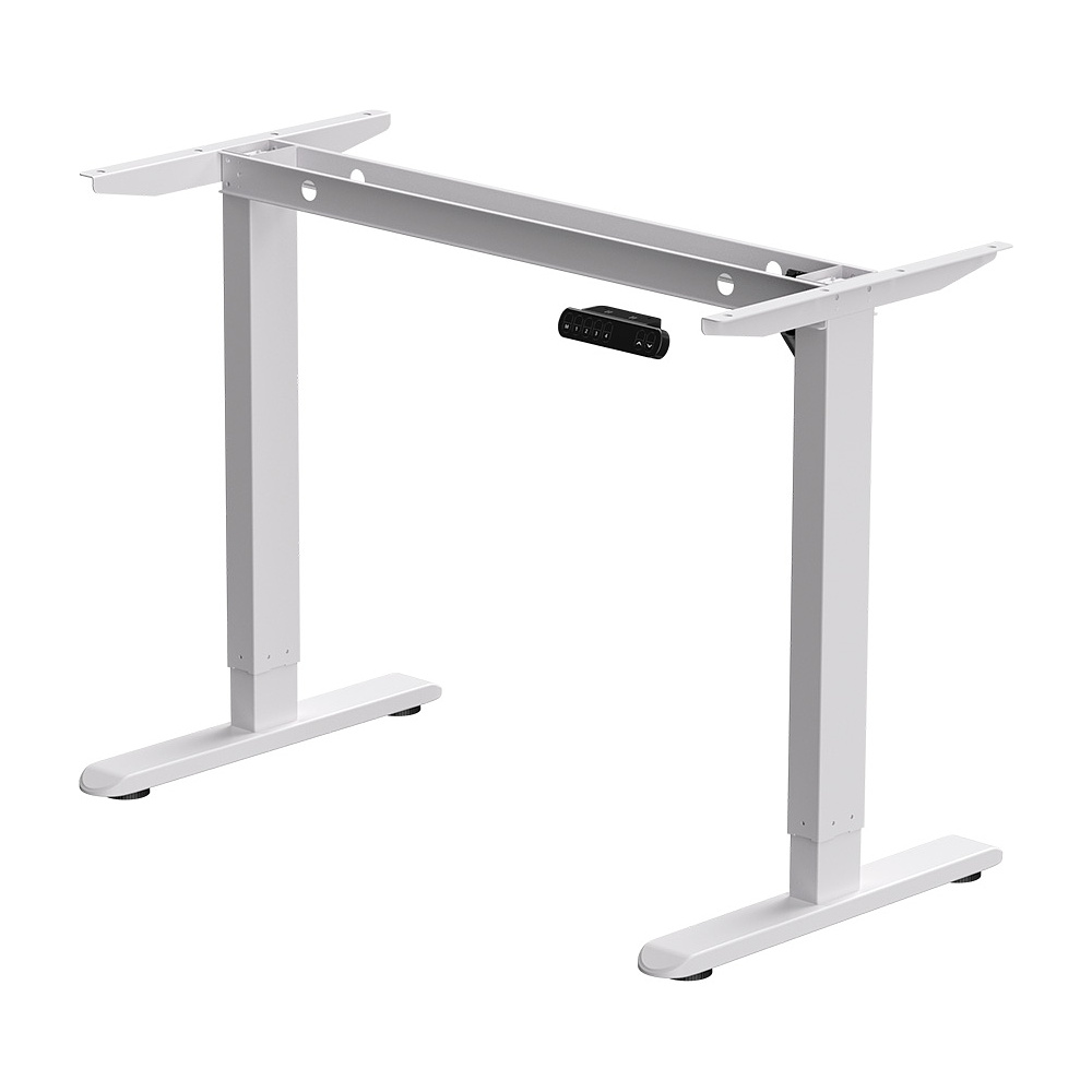 Стол с электроприводом WellDesk Basic 1200x675х18 белый/дуб стирлинг (9191460+9197777) - 4