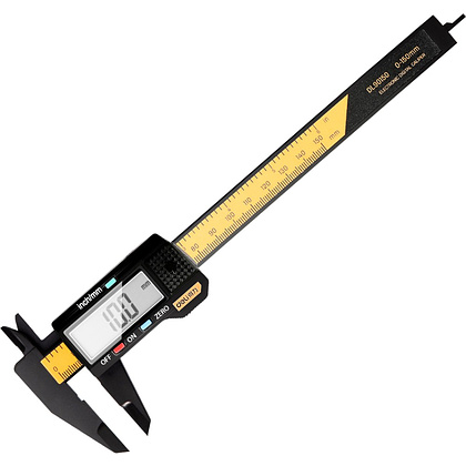 Штангенциркуль Deli YS EDL90150, 150 мм, электронный, желтый