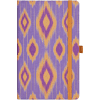 Блокнот "Ikat lilac sand", А5, 96 листов, линейка, фиолетовый, оранжевый - 2