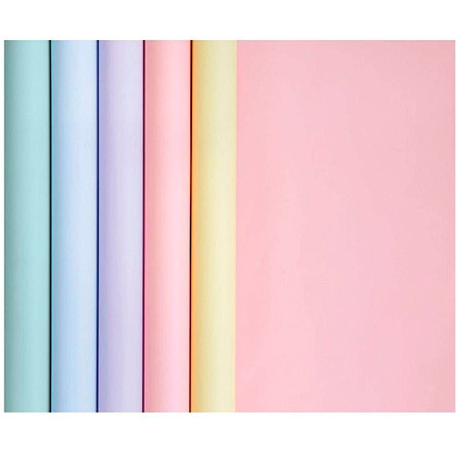 Бумага декоративная в рулоне "Pastel", 5x0.35 м, 80 г/м2, ассорти