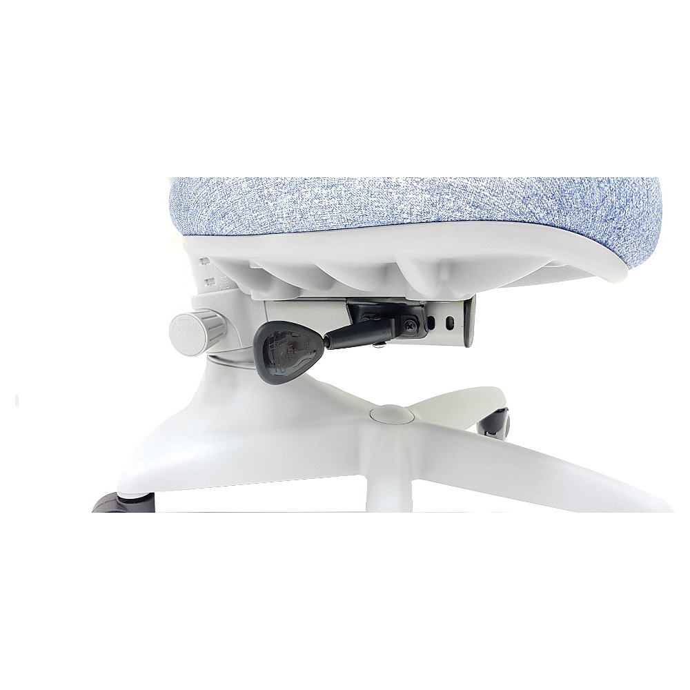 Кресло детское Comf-Pro UR-C3 SPEED ULTRA Chair, пластик, ткань, голубой джинс, пластик, корпус серый, с чехлом салатовым, серый - 6