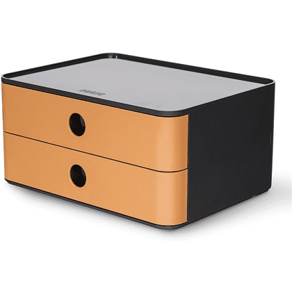 Блок из 2-х лотков закрытый "Allison", карамельный, черный