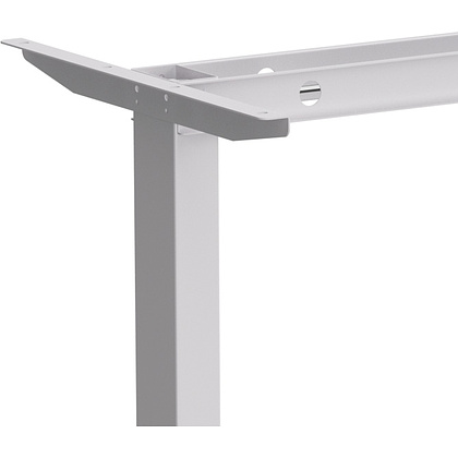 Стол с электроприводом WellDesk Basic 1300x675х18 белый/акация лэйкленд (9191460+9072453) - 5