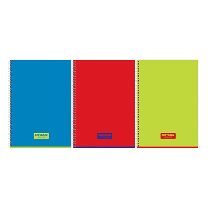Тетрадь "Copybook", А4, 120 листов, клетка, ассорти