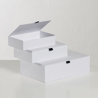 Коробка подарочная "White S", 20.04x14x5.1 см, белый - 4