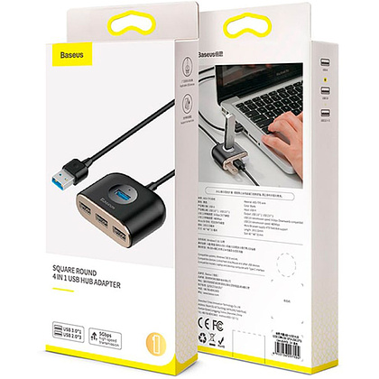 USB-хаб Baseus Square Round 4in1 (CAHUB-AY01) - 4