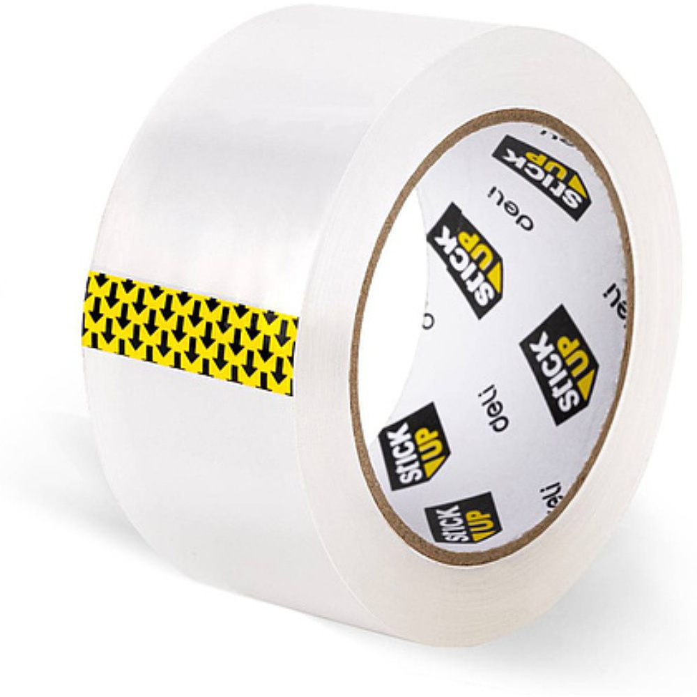 Клейкая лента упаковочная "Deli" 48х54,9 мм/м, 45 мкм, прозрачная