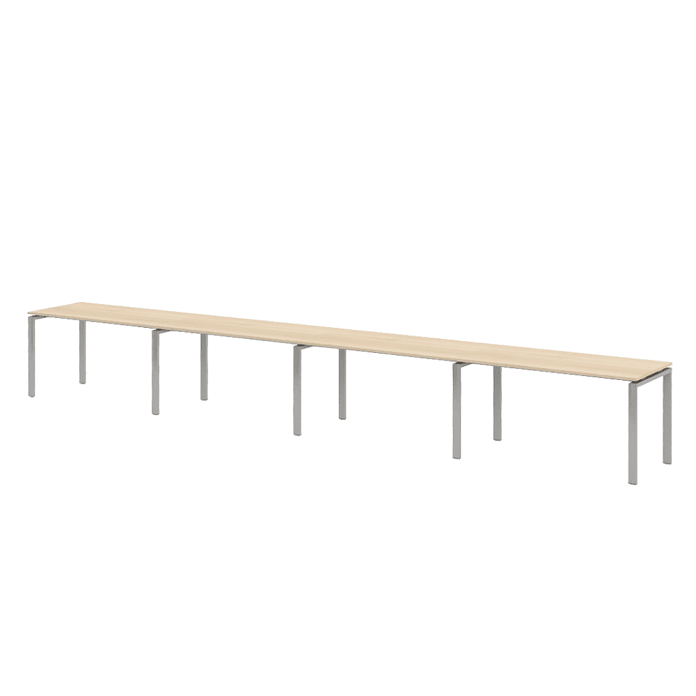 Коллекция Титан Бенч-система линейная на 4 рабочих места ТН312ТР-4х1+ТН312К-22, 4800х700х742