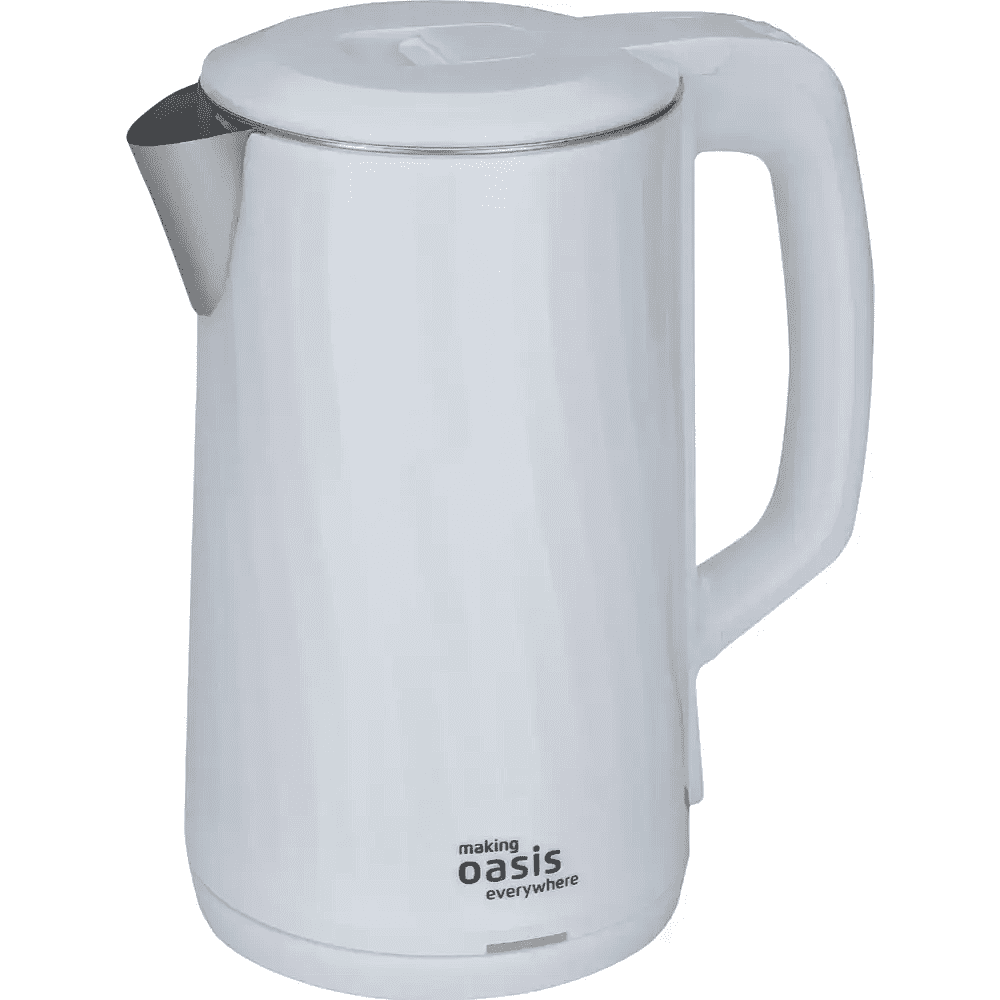 Электрочайник Oasis K-13PW, пластик, белый