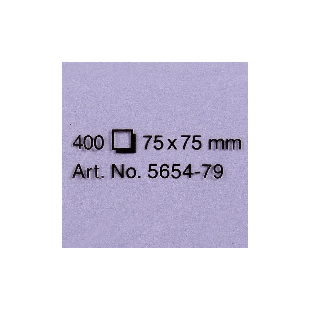 Бумага для записей на клейкой основе "Куб", 75x75 мм, 400 листов, ассорти пастель - 2