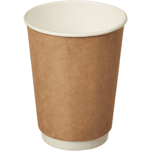 Стакан картонный 300 мл, 25 шт, 2 слоя