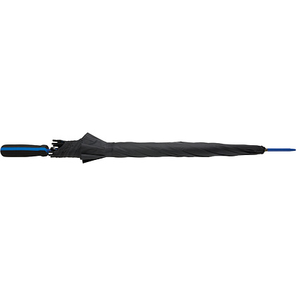 Зонт-трость "P850.045", 103 см, черный, синий - 5