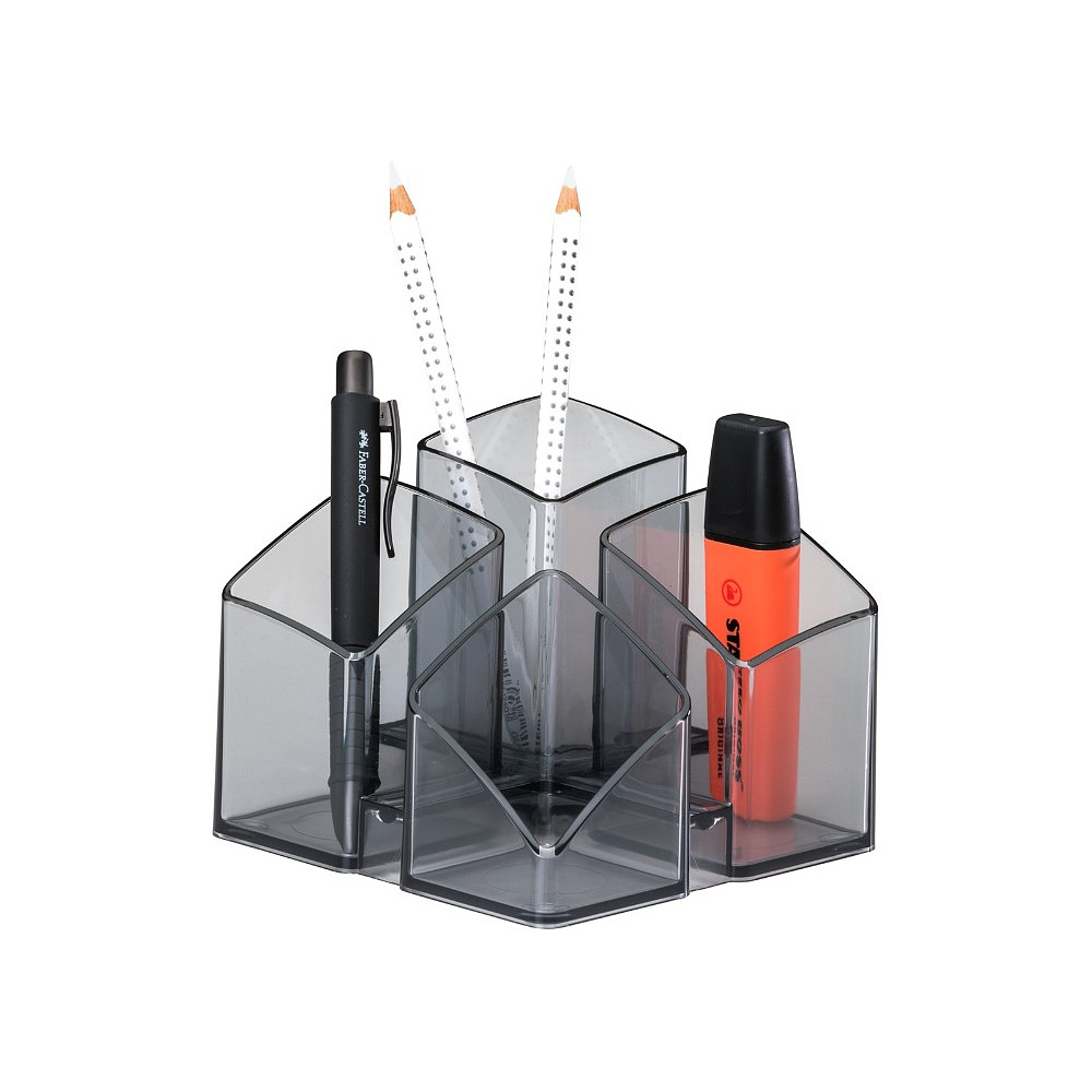 Подставка для канцелярских мелочей "Scala", прозрачно-серый - 2