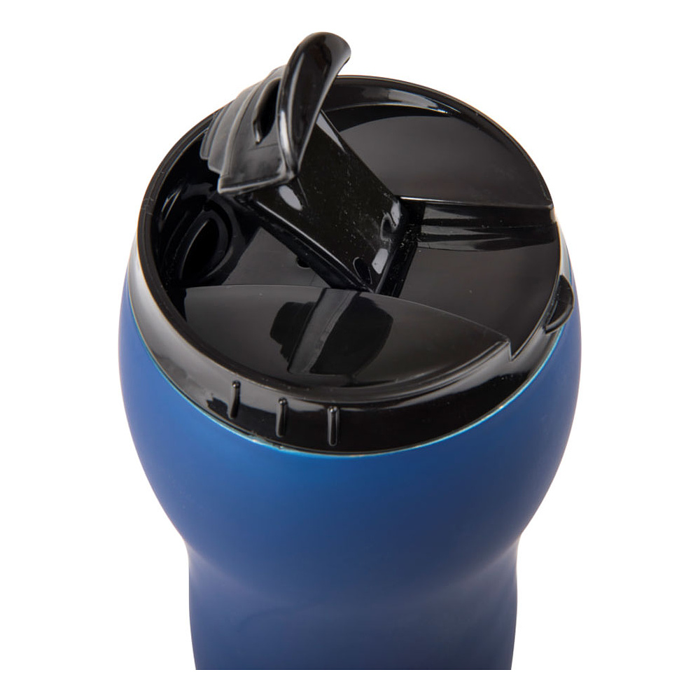 Кружка термическая "Velvet", металл, пластик, 380 мл, синий, черный - 2