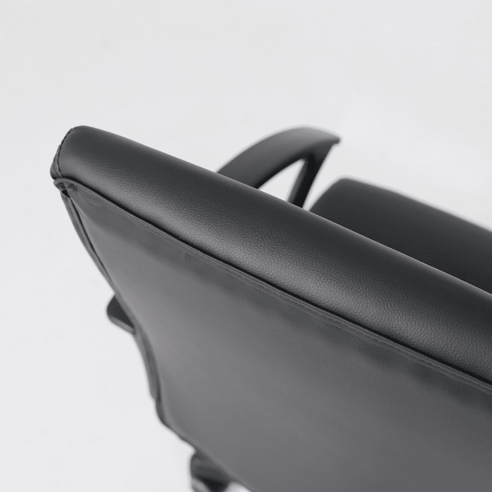 Компьютерное кресло "POLO", экокожа, пластик, черный - 10