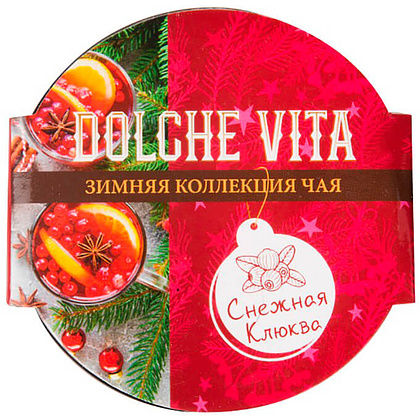 Чай Dolche vita "Снежная клюква", 50 г, черный - 2