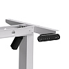 Стол с электроприводом WellDesk Basic 1200x675х18 белый/дуб стирлинг (9191460+9197777) - 5