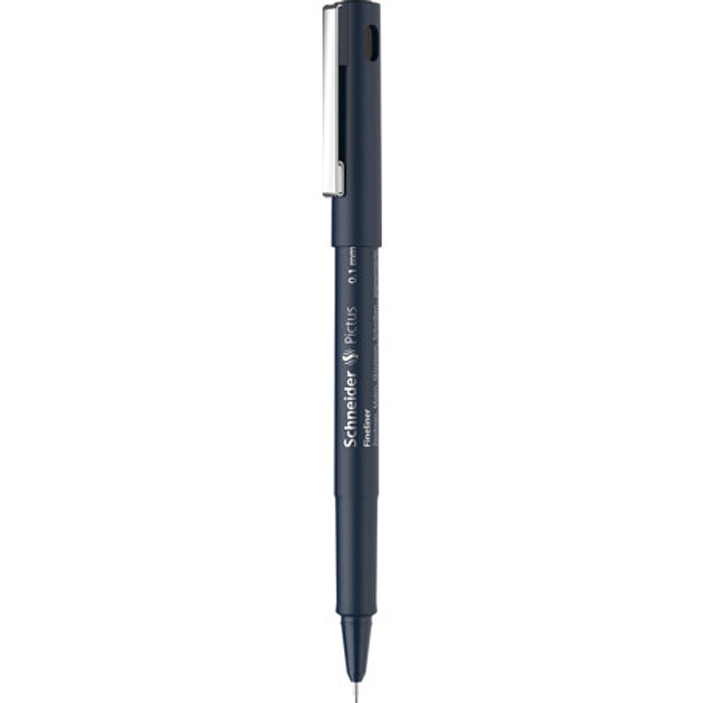 Ручка капиллярная "Schneider Fineliner Pictus", 0.1 мм, черный - 3
