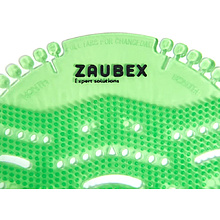 Коврик для писсуаров дезодорирующий "Zaubex", зеленое яблоко