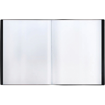 Папка "Стамм", 100 карманов, пласт., черный - 4