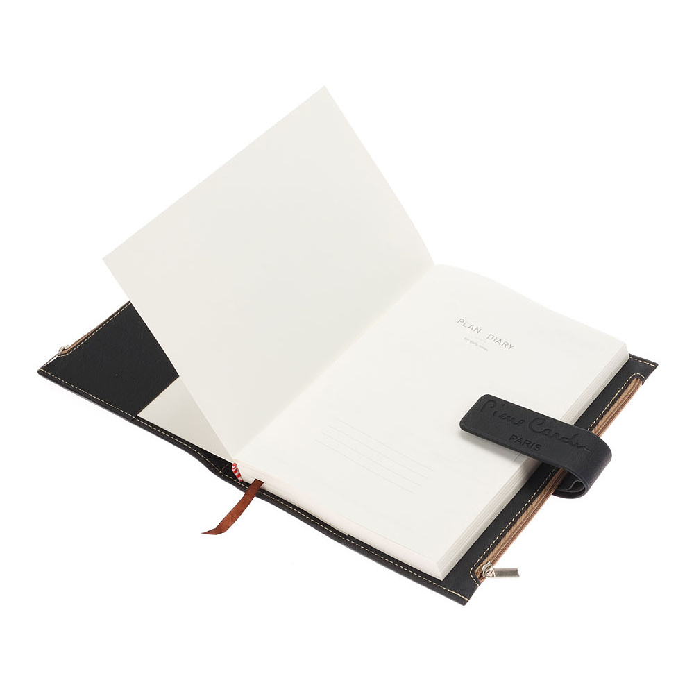 Книга записная "Pierre Cardin", А5, 256 листов, линованный, черный - 4