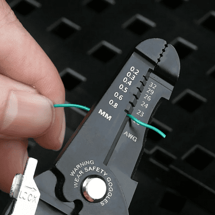 Инструмент для снятия изоляции Deli RS EDL383028, 180 мм, 0.2- 0.8 мм - 4