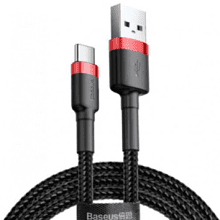 Кабель Baseus "CATKLF-B91", 1 м, черный, красный